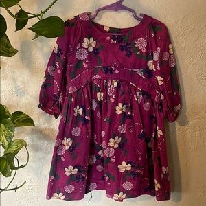 Tea Collection Floral Pink Dress